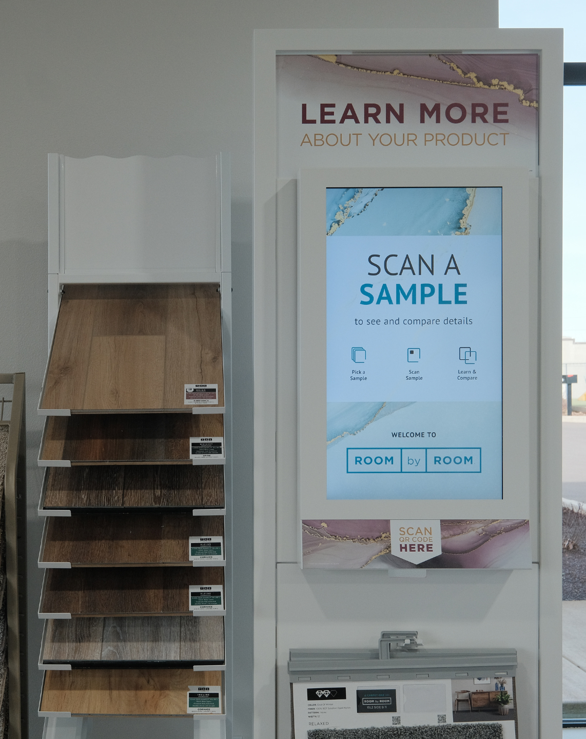 Laminate flooring samples in Newport, OR